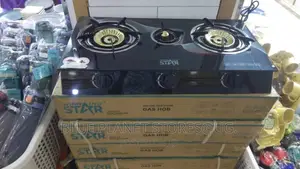 WINNINGSTAR 3 Burner Gas Stoves \\ Ceramic Glass \\ ST-9655