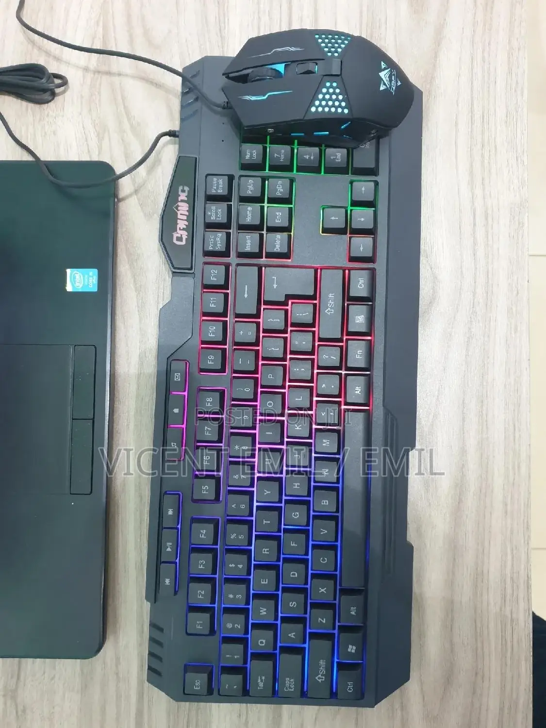 K-10 Backlight Gaming Keyboard and Mouse Combo