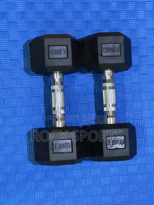 7.5 Kg Hexagon Dumbbells Set