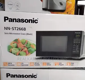 PANASONIC 20L Solo Black Microwave Oven 800W
