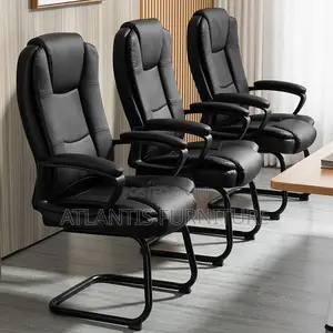 Visitors Leather Waiting Chair
