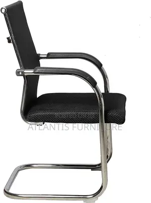 Black High Back Waiting or Boardroom Chair