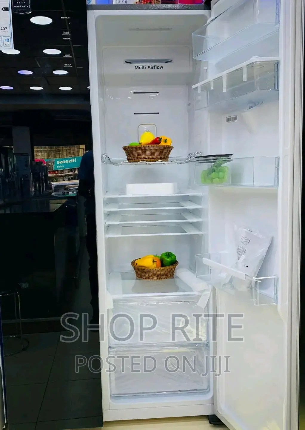 Hisense Refrigerator 750 Liters Side by Side Black