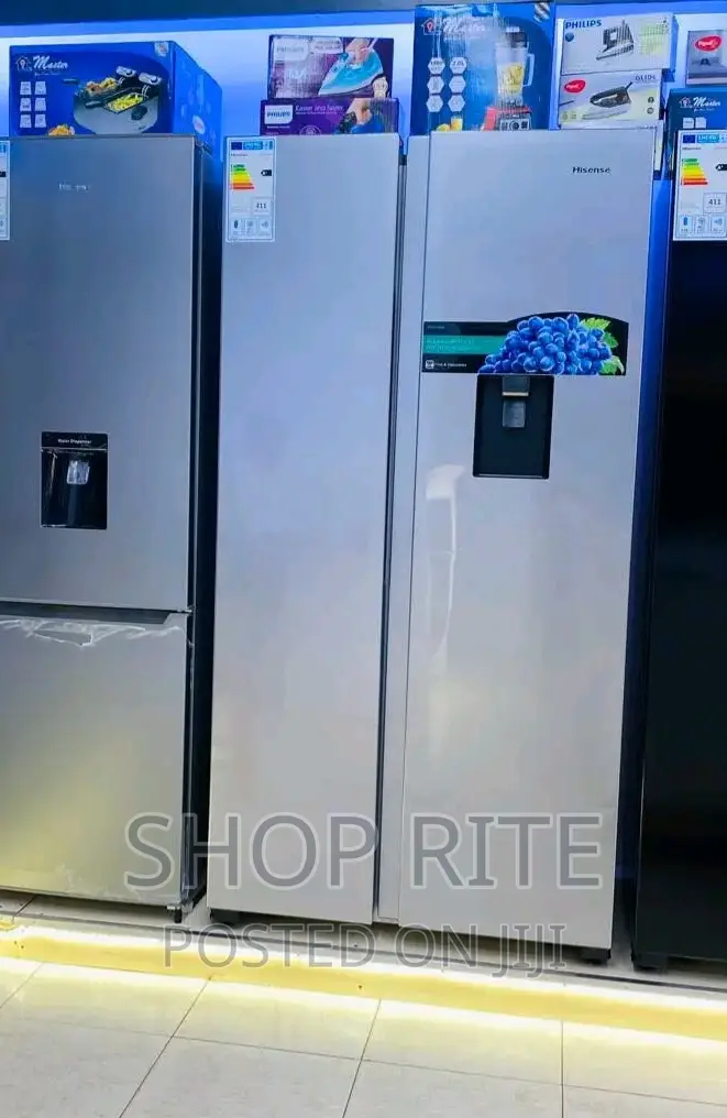 Hisense Refrigerator 750 Liters Side by Side With Dispenser New