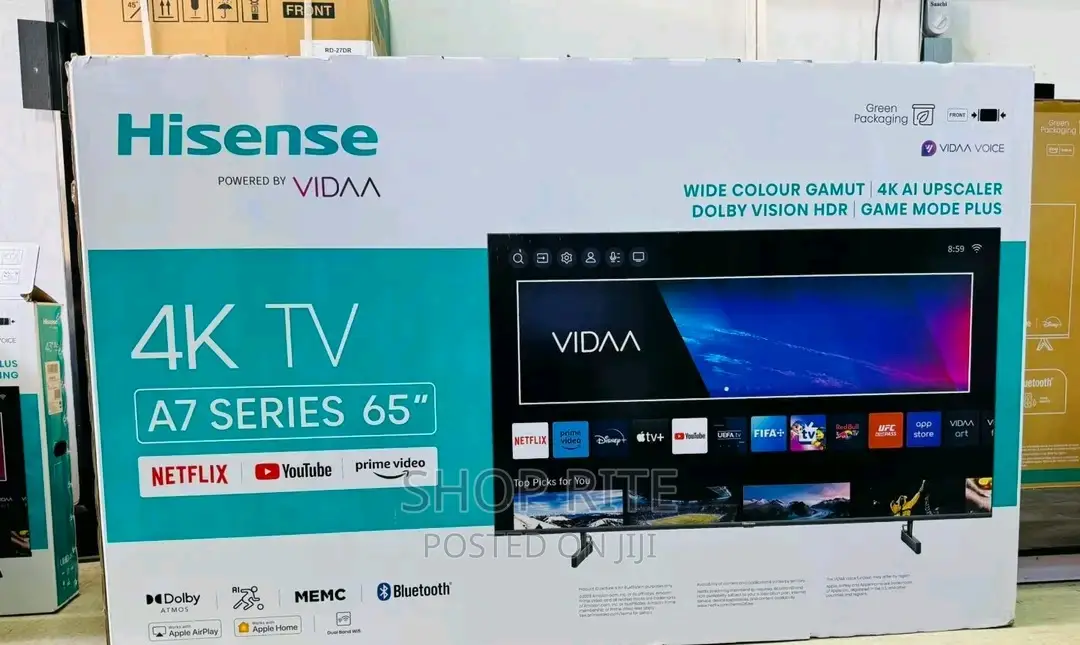 Hisense A7 Series 65inch Smart TVS
