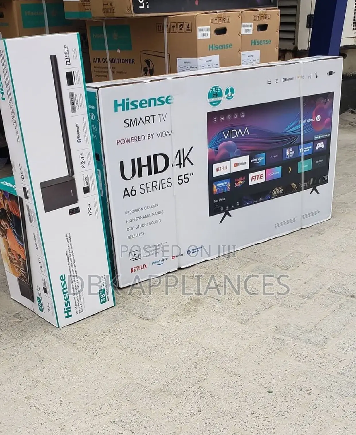 Hisense 55inch Uhd Smart TVS Fully Stocked