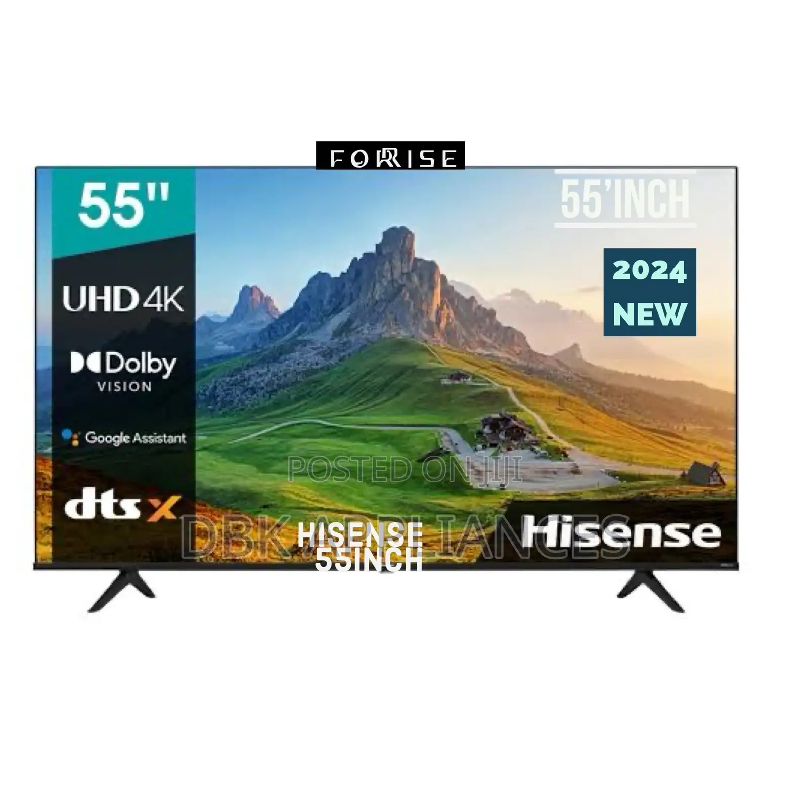 Hisense 55inch Uhd Smart TVS Fully Stocked