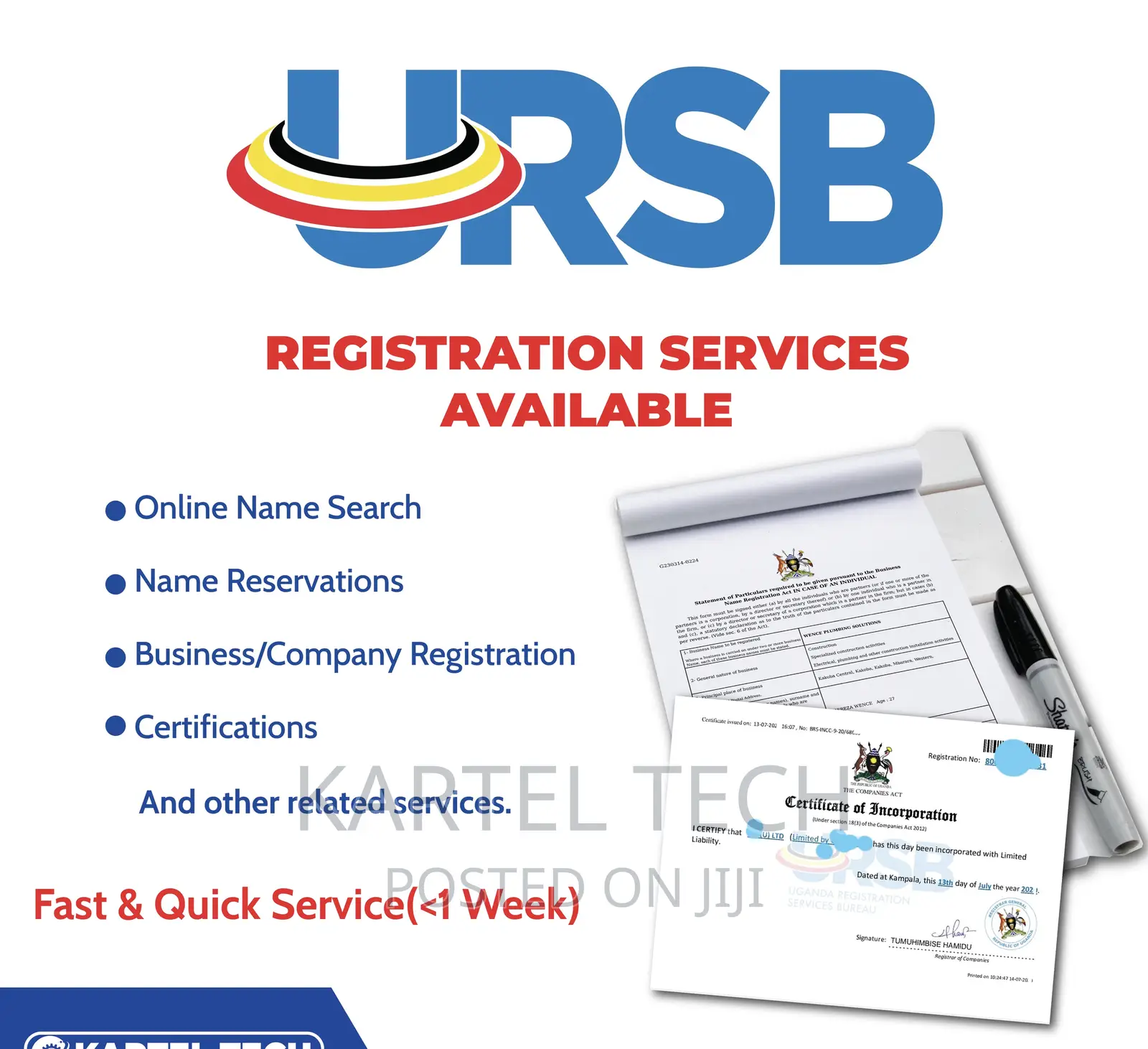 URSB Company/Business Registration