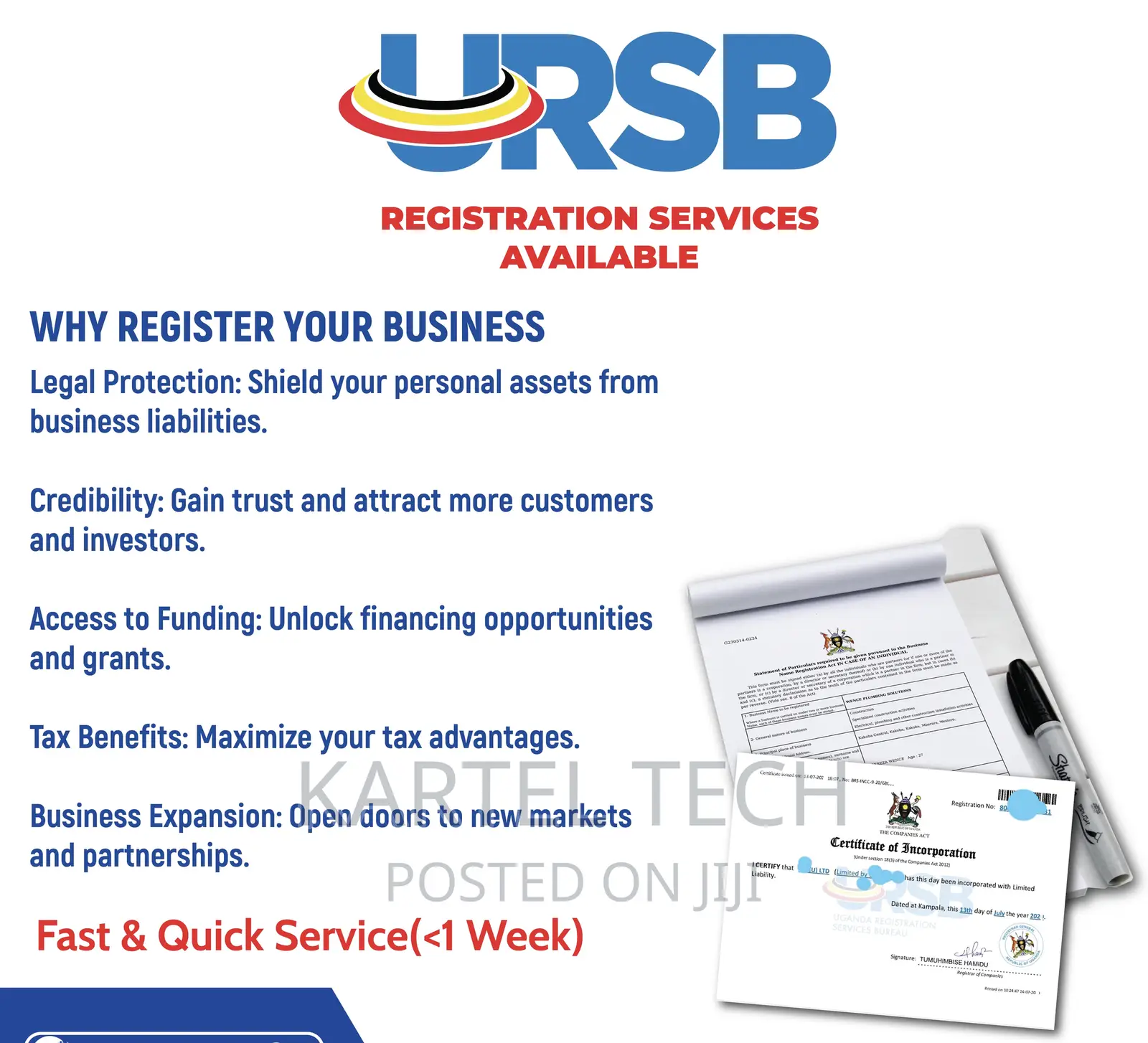 URSB Company/Business Registration