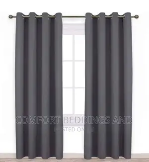 Quality Curtains With Drapes Gray