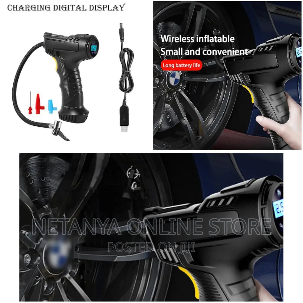 Rechargeable Multifunctional Air Compressor (Pump)