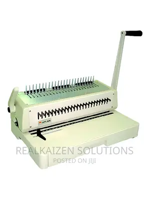 ATLAS FS Size White Plastic Comb Heavy Duty Binding Machine