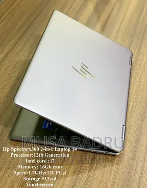 New Laptop HP Spectre X360 16GB Intel Core I7 SSD 512GB
