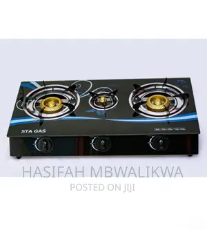 STA Glass Gas Cooker - 3 Burners