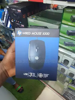 HP X500 - Wired USB Mouse for Windows PC Desktop, Laptop