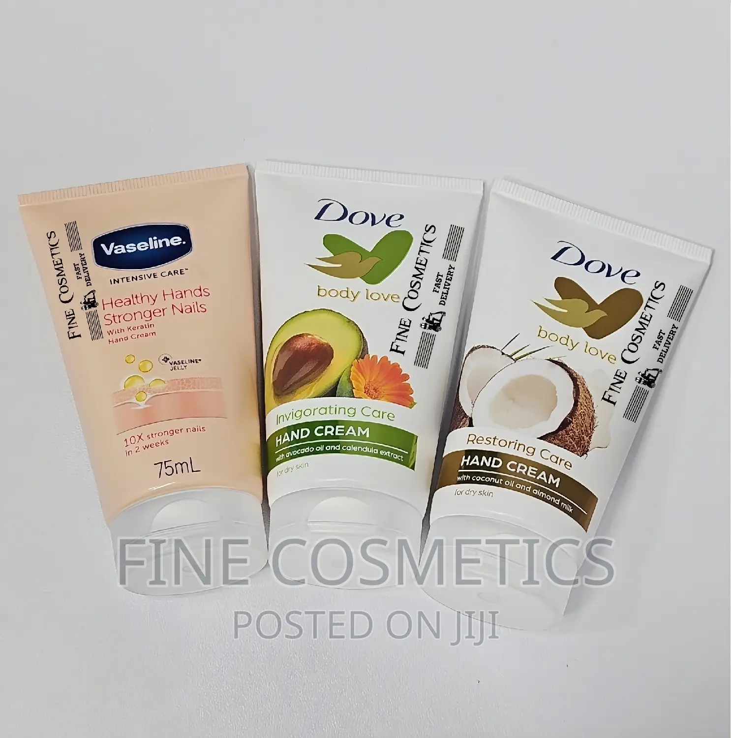 HAND CREAMS VASELINE AND DOVE Deep Moisturizing for Dry Hand
