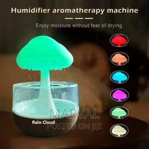 Round Electric Home Rain Cloud Diffuser