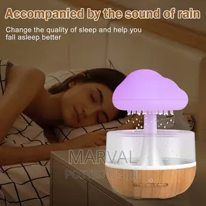 Round Electric Home Rain Cloud Diffuser
