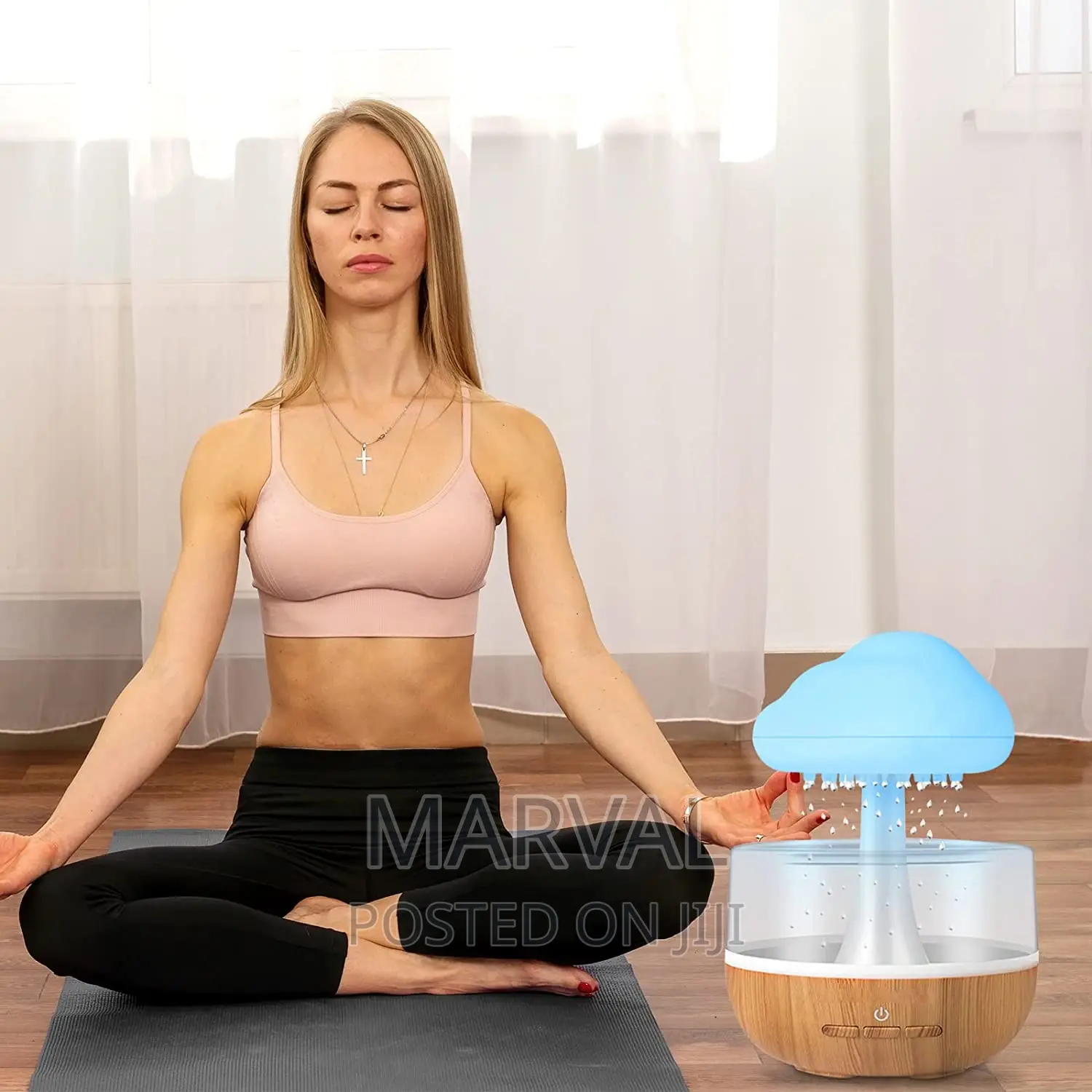 Round Electric Home Rain Cloud Diffuser
