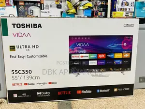 Toshiba 55inch Vidaa Uhd Smart TVS Available