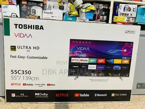 Toshiba 55inch Vidaa Uhd Smart TVS Available