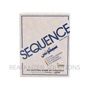SEQUENCE Classic Big Strategic Fun Game Board Adults Kids