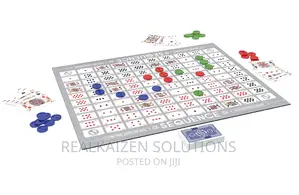 SEQUENCE Classic Big Strategic Fun Game Board Adults Kids