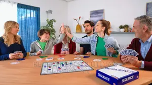 SEQUENCE Classic Big Strategic Fun Game Board Adults Kids