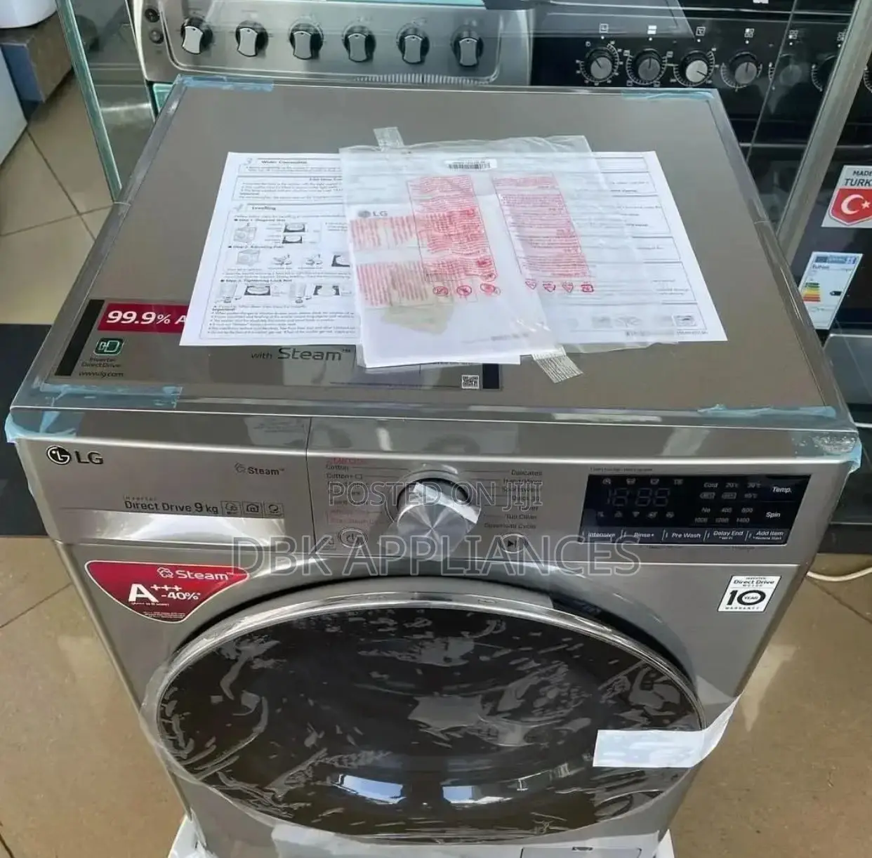 Lg 9kgs Front Loader Washing Machine Beyi Powa