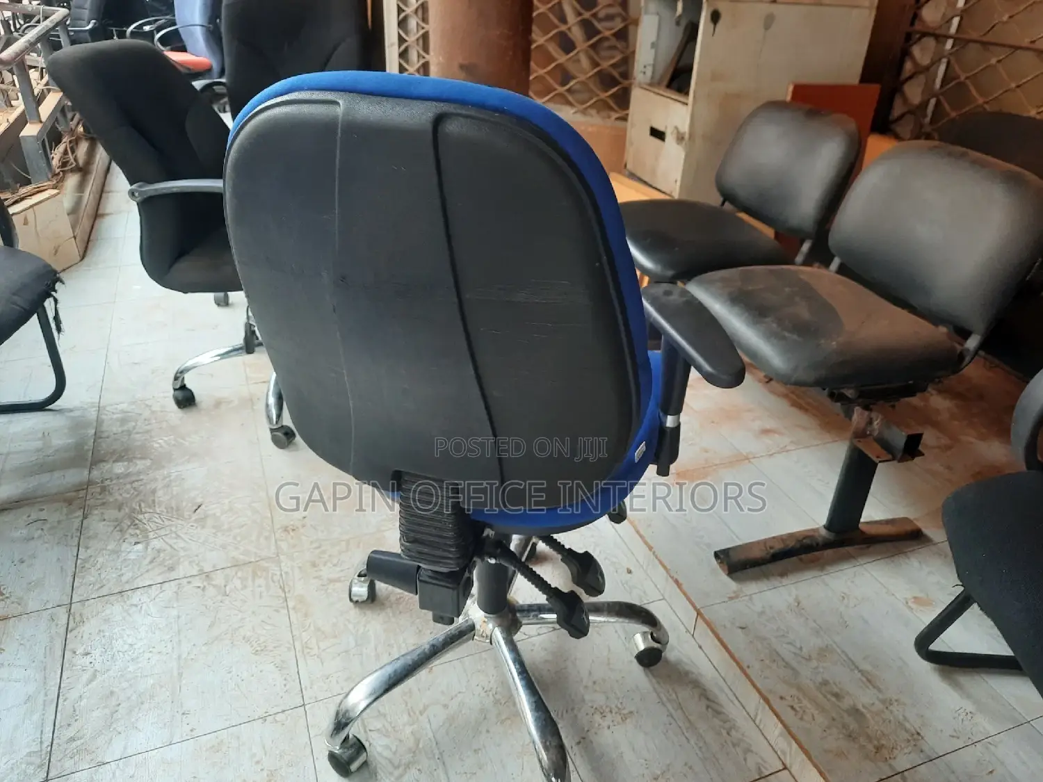 Blue Reclining Chair