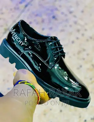 Original Men’S Givechy Shinny Mirror Lace Up Shoes