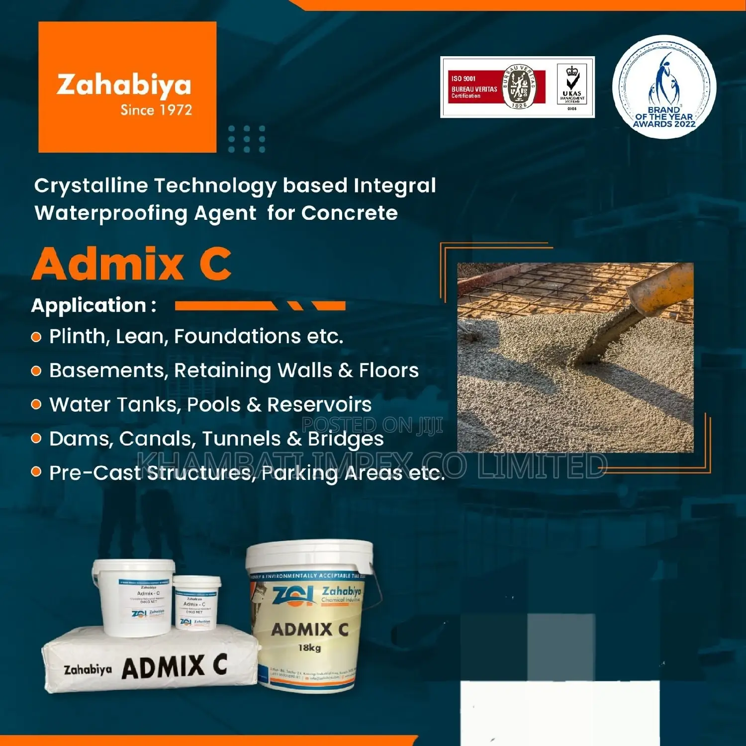 Water Proofing Powder Zahabiya