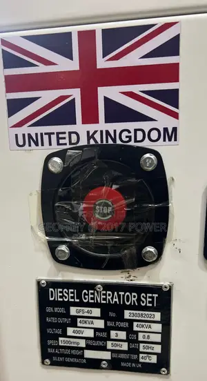 40kva Eurostar Diesel Generator Super Silent Warer Cooled