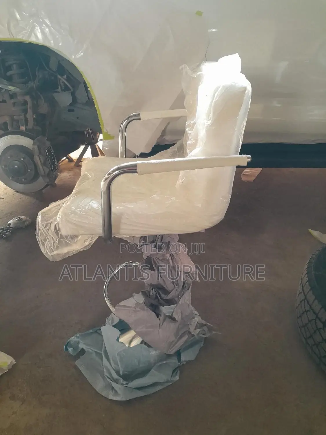 White Bar Stool