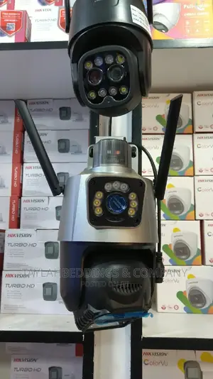 Three Len Lens Dual Screen Wireless Outdoor Surveilla Camera