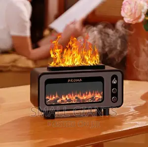 7 Color Fireplace Flame Aromatherapy Air Humidifier