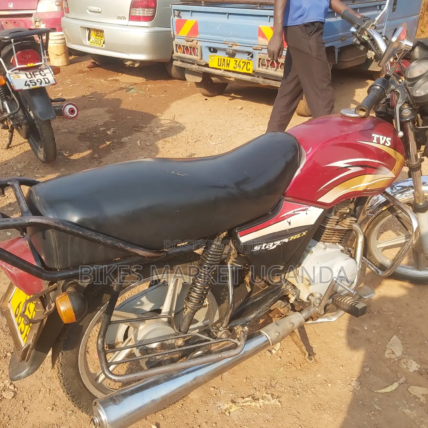 TVS XL 100 2017 Red