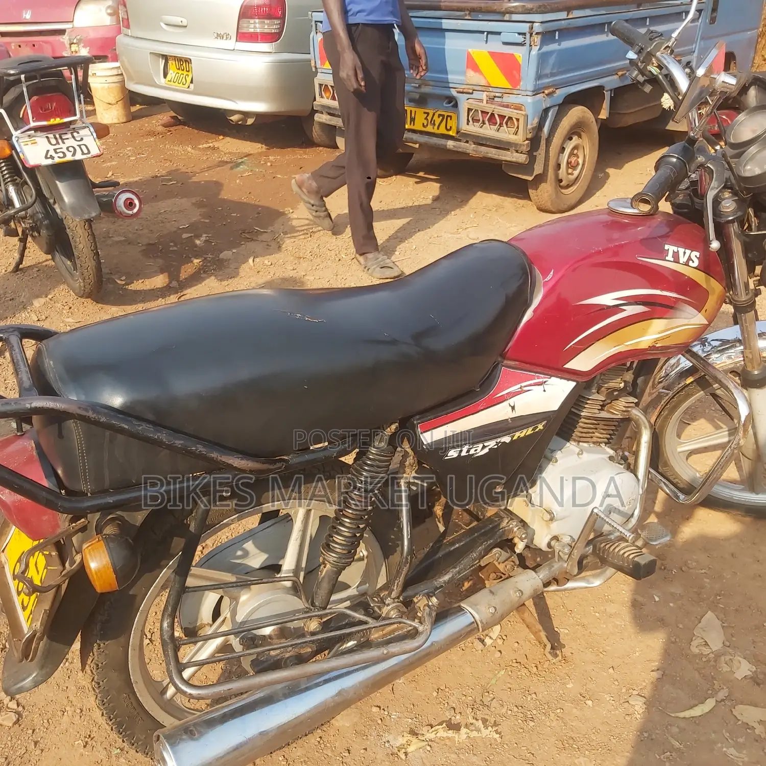 TVS XL 100 2017 Red