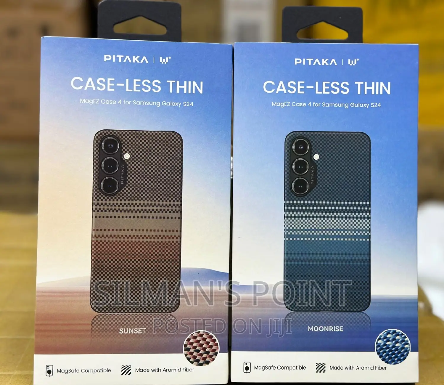 Pitaka Case Less Thin for Samsung GALAXY S24 Moonrise Color