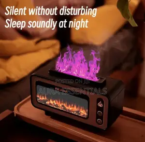 3D Fireplace Aroma Humidifier