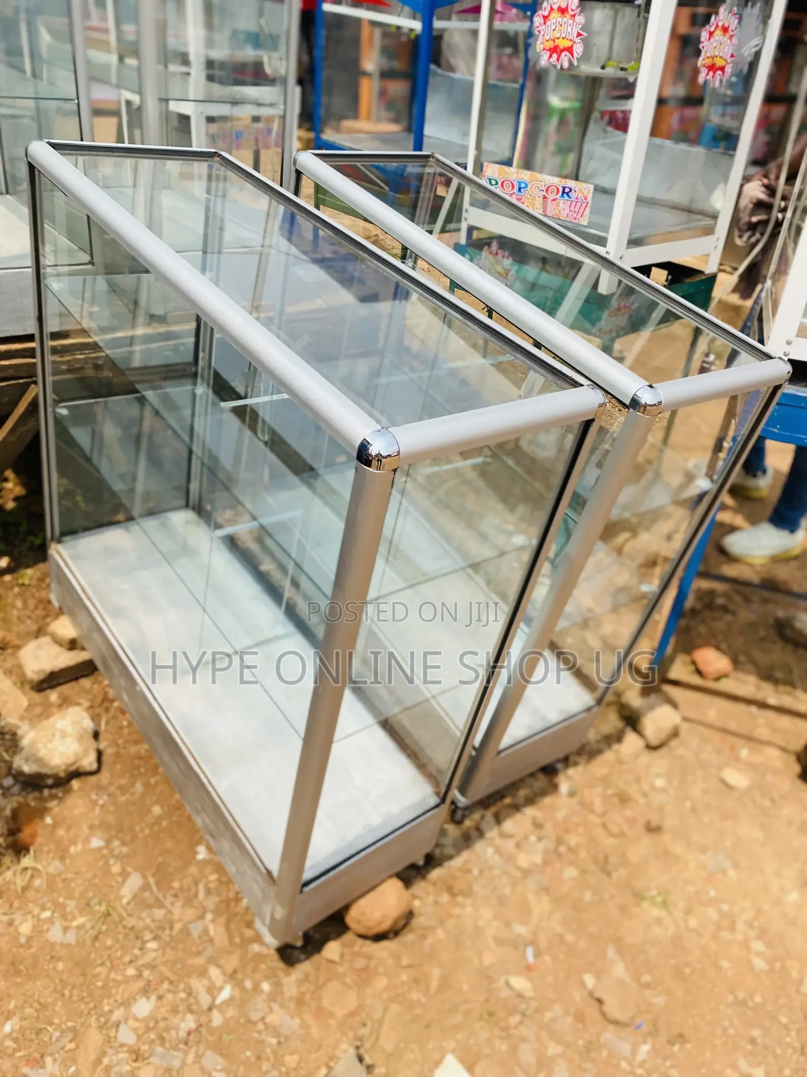 Glass Display Counter Tables