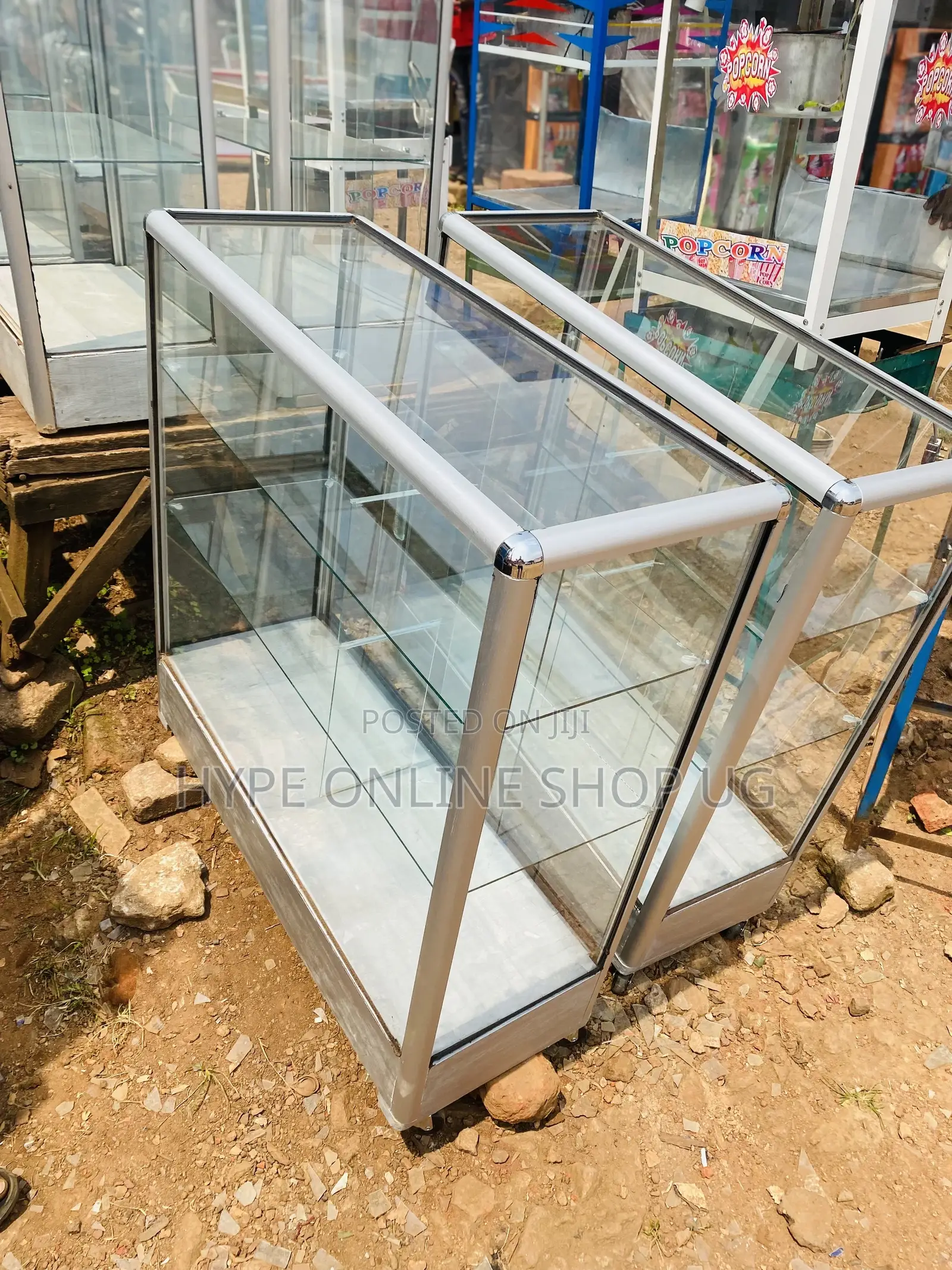 Glass Display Counter Tables
