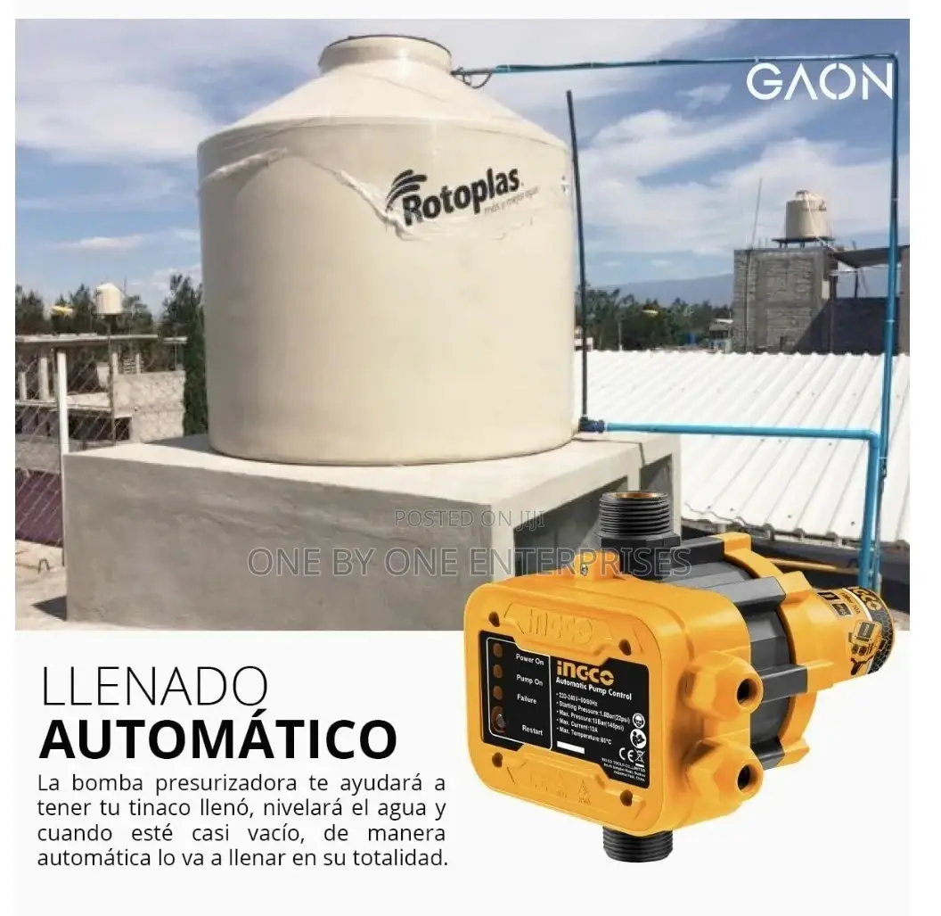 Automatic Pump Control Pressurizer for Water Pump