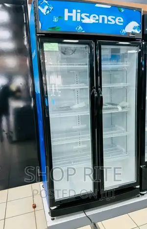 Hisense 810lt Double Door Glass Display/Chiller Refrigerator