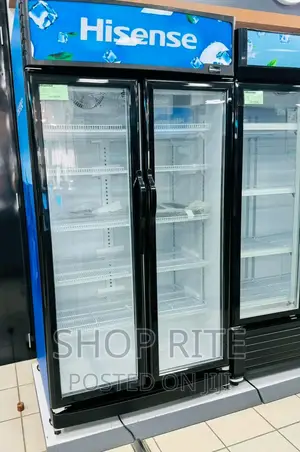 Hisense 810L Glass Display/Chiller Refrigerator Double Door.