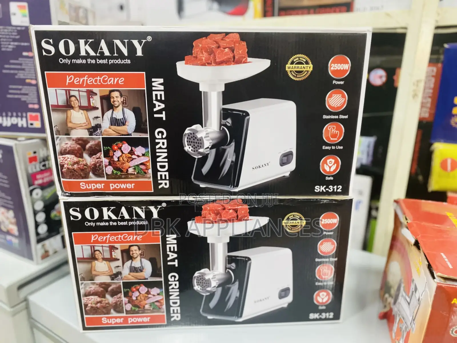 Sokany Meat Grinder 2500W Easy to Use Original