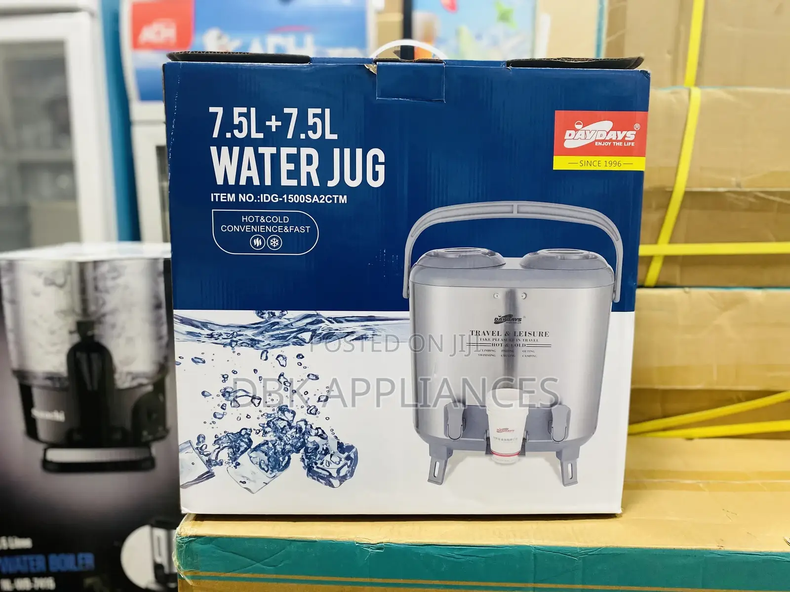 Daydays 15 Litres Twin Hot Cold Thermos Tea Coffee Water