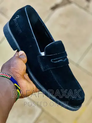 Original Men’S Billionaire Black Suede Loafers