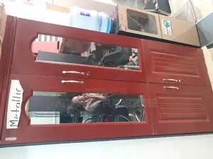 Mahogany Colour Metallic Cabinet
