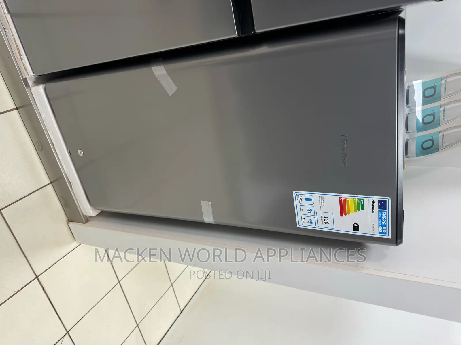 195 Liters Hisense Single Door Fridge Silver